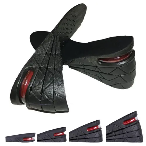Height Increasing Shoe Insoles for Men & Women, 4-Layer Adjustable EVA Foam Footpads with Air Cushion Support, 3/4.5/6/7.5 cm Boosters for Tactical All-Season Active Footwear, 2 Count (Pack of 1) Multipack Shoe Accessories