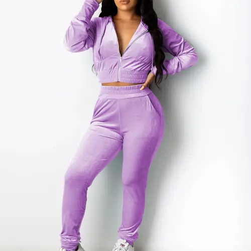 USBoutiqueCHIC Women’s Cozy Ribbed Knit Set | Oversized Lounge Two-Piece with High-Waist Pants, Soft Stretch Loungewear for Fall Winter