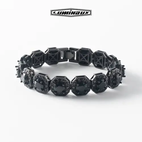 Lumi 12mm Iced Out Cuban Link Bracelet for Men & Women, Chunky AAAAA+ Cubic Zirconia Chain with Flip Clasp & Giftbox, Men's Accessories, Accessories For Women