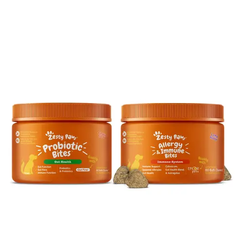 TikTok Exclusive Bundle Digestive Boost & Immune (50ct Pumpkin Probiotic Bites + 50ct Lamb Allergy & Immune Bites)
