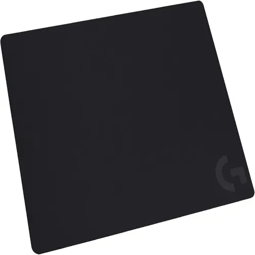 Logitech G240 Cloth Gaming Mouse Pad, Optimized for Gaming Sensors, Moderate Surface Friction, Non-Slip Mouse Mat - Black Black M Cloth Standard, Non Slip Mousepad, Gaming Desk Mat