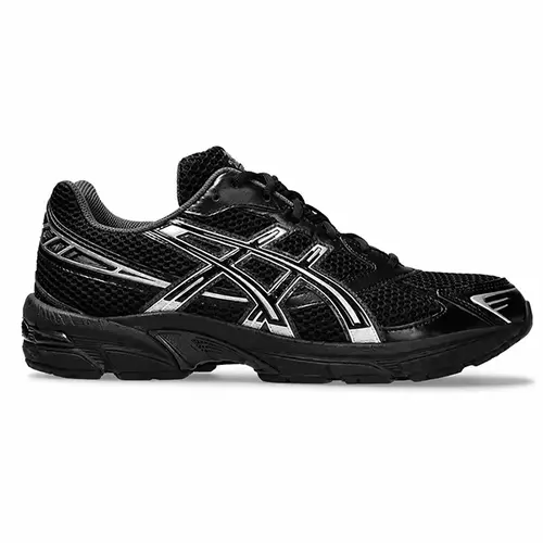 (SKU: 1201A906-001)ASICS Gel-1130 Men's Athletic Running Shoe, Outdoor Runner Sneaker, Trainer - Black, Pure Silver