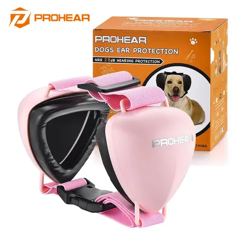 PROHEAR Small Dog Ear Muffs - ABS Headphones with 28dB Sound Guard, Lightweight Foam, Adjustable Fit, Reduce Noise, 3 Sizes, Single Item for Thunder, Shooting Range Pet Hearing Protection techvibes