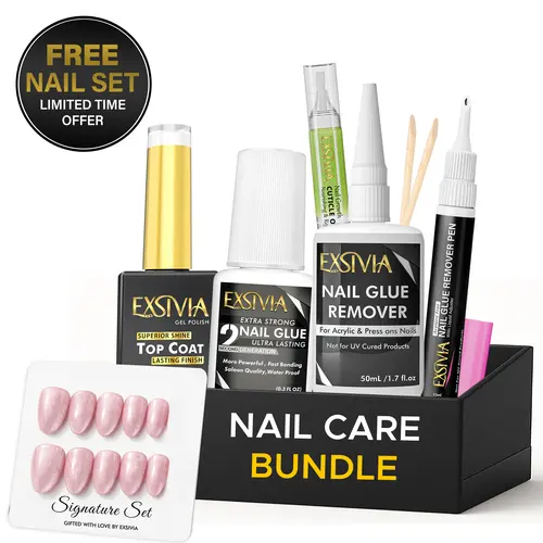 EXSIVIA Complete Nail Care Bundle, Nail Products, Nail Supplies, Daily