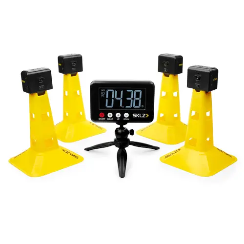 SKLZ Speed Gates Electronic Agility Training Equipment - Sensor-Based Gym Accessory with Timer, Home Workout Gear, Functional Fitness Equipment for Boosting Fitness, Improving Performance & Outdoor Agility Training