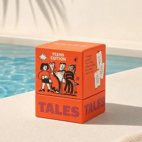 TALES Teens Edition Card Game – Viral Conversation Starter Card Games for Confidence, Emotional Growth & Stronger Family Communication Premium Quality Cards