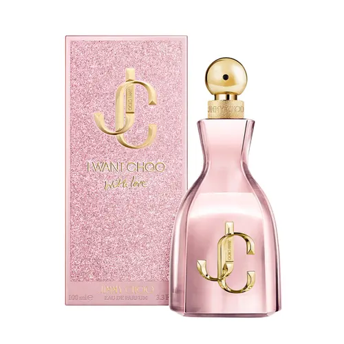 Jimmy Choo I Want Choo With Love Eau de Parfum - Women's Fragrance, Single Item Perfume with Raspberry, Rose, Vanilla Notes, Aromatic, Delightful, Floral Fruity Scent