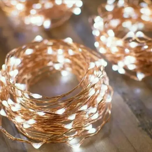 String Lights, 200 LED 66 FT Copper Fairy String Lights Warm White Waterproof USB Powered String Light for Indoor Outdoor Party Decoration
