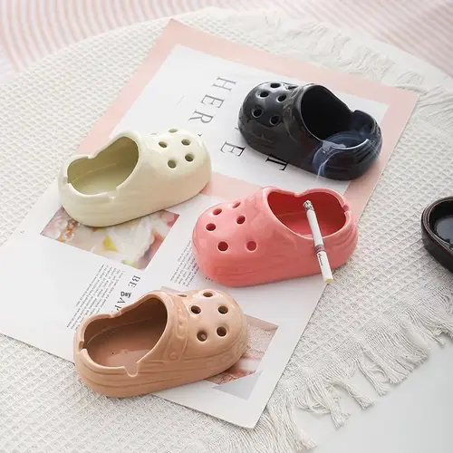 Ceramic Ashtray Clog Shape