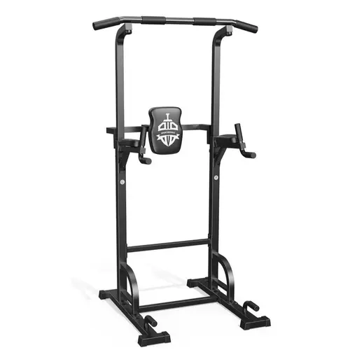 FED Fitness Sportsroyals Series PT4 Power Tower Lifting Pull-Up Bar Station, 450LBS Stable Dip Station Home Gym Kit, Adjustable Workout Equipment for Whole Body Workout & Muscle Training Equipment