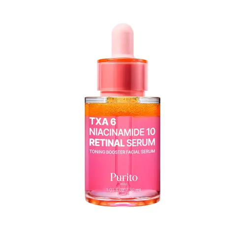 PURITO SEOUL - TXA 6 Niacinamide 10 Retinal Serum (30ml) | Daily Dark Spot Corrector, Lightweight, Skin Repair