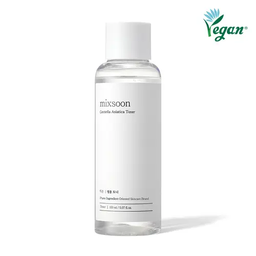 [mixsoon Official Shop] Centella Asiatica Toner - 5.07 fl.oz/150ml Gentle Daily Repairing Korean Skincare, Sensitive Skin Calming, Dry Skin Self Care Products, Vegan Toner