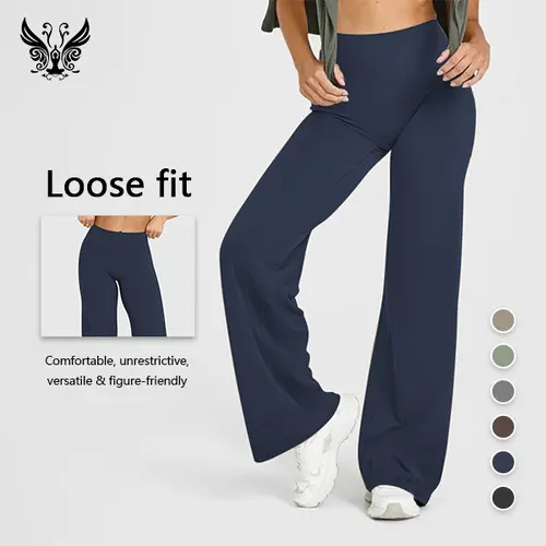 YIZHEN Women's High-Waisted Loose Fit Sporty Joggers - Comfy Pants, Breathable Athleisure Bottoms, Figure-Friendly Gym Stuff for Universal Sport & Casual Wear