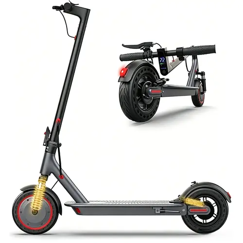 SummerVibes AOPO Electric Scooter - 500W Motor, 10-inch Tires, 22 MPH, 21 Mi Range, Dual Suspension Brakes, Digital Display, Fast Charging, Cruise Control, Foldable, Honey Comb, Ideal for Campus Commute & City Rides, Great Gift for Family