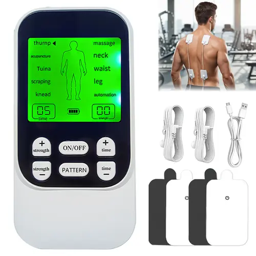TENS Unit Muscle Stimulator for Pain Relief Therapy Electronic Muscle Relaxer for Shoulder Back & Neck Pain Relief Electronic Pulse Massager