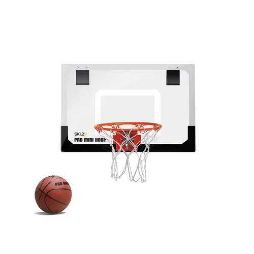 SKLZ Pro Mini Hoop, Authentic At Home Basketball Hoop, Hang on Any Door for Home Court Fun