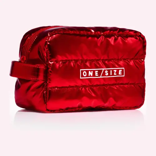 Chrome Cloud Makeup Bag in ONE/SIZE Red