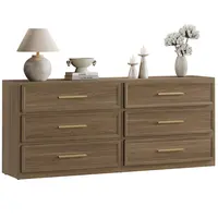 SICOTAS Night Stand Oversized Extra Large Nightstand Tall Bedside Side Table with 3 Drawers