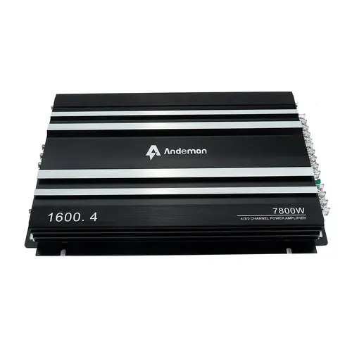 Andeman 4-Channel Car Stereo Amplifier - 12V-13.8V Compact Vehicle Amplifier, Car Stereo Component with Efficient Cooling Design, Surround Sound Support & Mounting Hardware for Enhanced Audio Performance