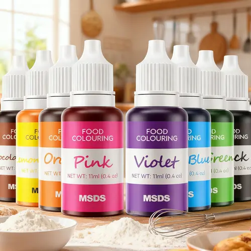 Edible Liquid Food Coloring 8×0.44 Fl oz 11 ml/Bottle Set  Vibrant& Childrens Day Easter Christmas Halloween Food Coloring Vegan Kids DIY Supplies for Cake Decorating Baking Fondant Icing Slime Making Bake