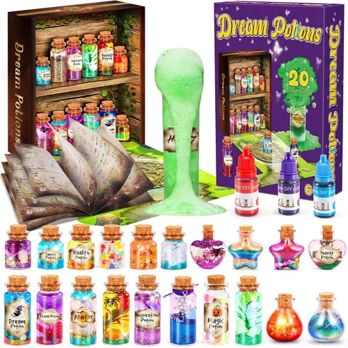 Creative Magic Potion Craft Set - Kids' Magic Acrobatics Equipment Box Toy for 6-11 Years Girls, Gifts for 9-10 Girls