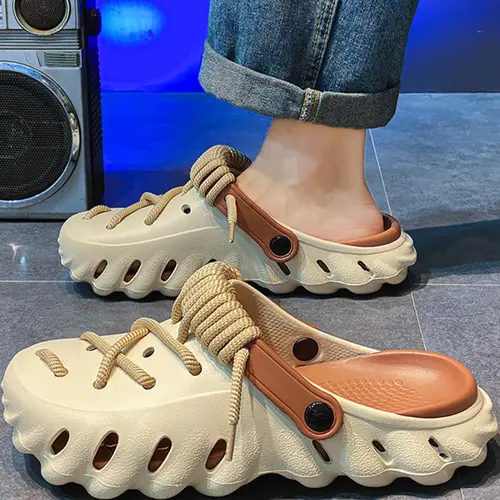 Unisex Boho Style Eva Sandals, Breathable Slippers, Non Slip Slippers, Trendy Casual Slippers, Breathable Clogs, Indoor & Outdoor Use, Breathable Casual Walking Shoes, Anti-Slip Durable Design, All-Season Comfort