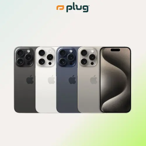 Refurbished iPhone 15 Pro (Unlocked) - Acceptable Condition with 1-Year Warranty by Plug