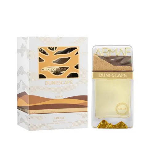 Armaf Dunescape Dubai Eau de Parfum for Men 3.4 oz - Aromatic Fougere Woody Fragrance with Lemon Mandarin Bergamot & Sandalwood Notes