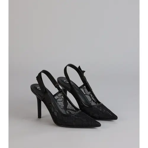 Delicate Drama Stiletto Slingback Pumps
