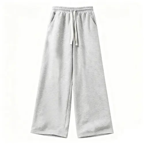 Men's Solid Fashion Sweatpants, Versatile Year-Round Wear Ideal for Autumn and Winter Wide Leg Straight Pants Casual Street Dance Pants Comfortable Winter Home Pants Plus Size Casual Sports Pant with Rivet Design Fashionable and Versatile daily wear pant