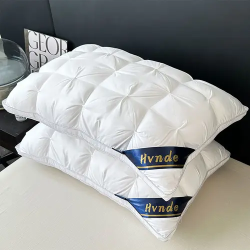 【Summerwins】Hotel Collection Bed Pillows , Deep Sleep Neck Support , Hypoallergenic Polyester Fiber Cover, Super Comfortable for All Seasons,  Back, Stomach or Side Sleepers pillows for sleeping