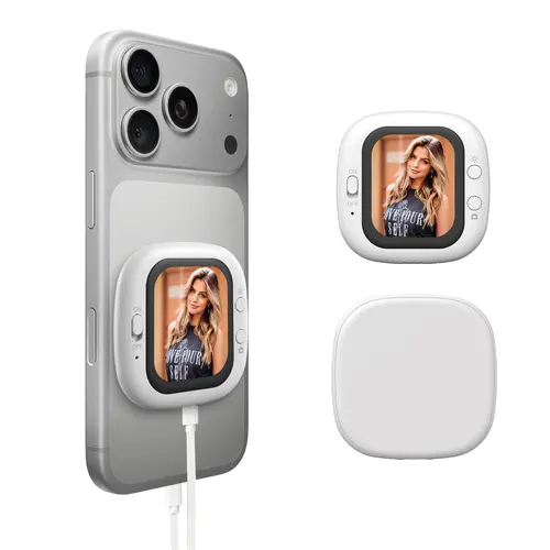 Magnetic Rear Phone Camera for Selfie and Video, Wireless Magnetic Phone Vlog Mini, Portable & Convenient Design, Perfect for Capturing Moments, Smartphone Camera Accessory, Cellphone Accessories, Mobile Phone Accessory