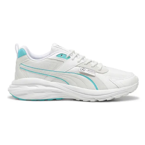 PUMA Mens Mercedes Amg Petronas F1 X Hypnotic Ls Lace Up Sneakers Shoes Casual - White