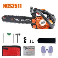 【toolupgrade】NEOTEC NCS2500/NCS2511 25.4CC 12" Gas Chainsaw, Lightweight 2-Stroke Handheld Chain Saw, Easy Start, Compact & Lightweight Design, Portable Power for Tree Cutting & Branch Trimming