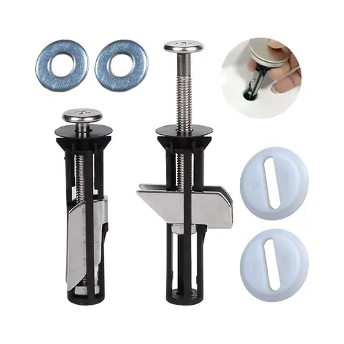 Universal Toilet Seat Bolt Kit - Quick Release, Easy Fit, Installation Aid, Fast Fix Screws for Cover Maintenance & Seat Replacement Parts