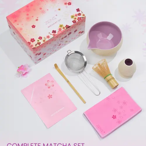 ZENS ，matcha set，matcha kit，pink，gift，handmade matcha bowl，matcha chawan，matcha bowl，ceramic matcha bowl，matcha kit set，matcha set kit，matcha SHAKER，how to whisk matcha，matcha supplies，matcha kit set with powder，best matcha whisks，zensmatcha，bestgift