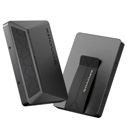 XPOVOS Hero Series (2.0 Upgraded) Metal Wallet for Men - Slim Mens Wallet with Money Clip, Slide-to-Pop Minimalist RFID Blocking Credit Card Holder for Men with Gift Box