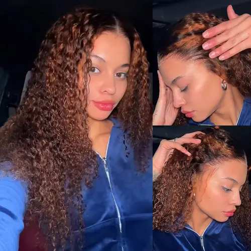 [Highlight P430 Burmese Curly] Megalook 13X6 Glueless Lace Frontal Wig Put On Go Pre-everything Natural Hairline Full Thick Virgin Hair #Summervibes
