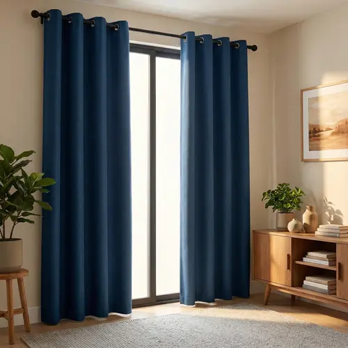 2PANELS Two Tone Linen Texture Full Blackout Grommets Curtains. Multiple Sizes Window Drapes for Home Privacy & DecorationL69 Summer gift #SummerVibes