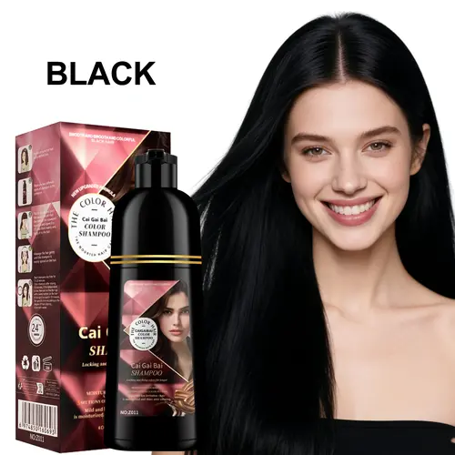 3-in-1 Hair Dye Shampoo, Beauty Products, Haircare Solution - My Hair Dye Black Formula for Gray Coverage & Vibrant Results,back to school,back to school haul