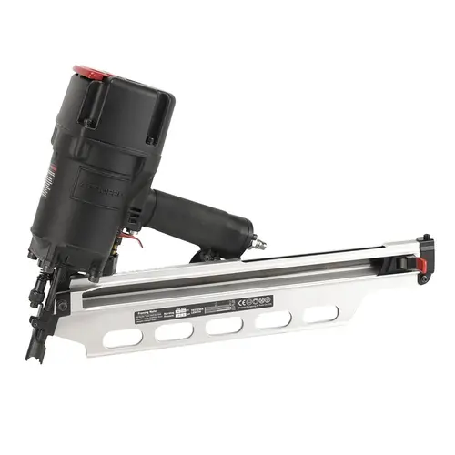 AeroPro 9021NS Heavy Duty 21° Angle Framing Nailer, Plastic Collated Power Tool Hardware with Depth Adjustment, Low Recoil, 2"-3-½" Nails Compatibility, 70 Capacity, Easy Nail Handling, Moving Cylinder Engine for Professional Construction