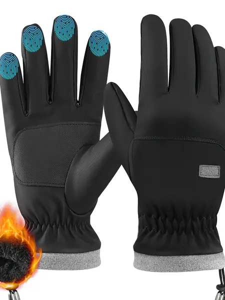 Viyawise Winter Waterproof Ski Snow Warm Gloves for Women Men, Windproof Cold Weather Thermal with Touchscreen Fingers, for Running Driving Cycling Hiking Biking Outdoor Sports Daily Work