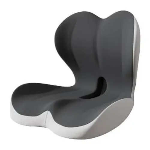 【Back to School Haul】Single Seat Memory Foam Cushion - Upgraded Lumbar Support, Non-Slip Strap, Extra Thick, Skin-Friendly, Washable, Foldable, High-Back Compatible, Supportive Sitting for Cubicle Life, Arthritis Stress Relief (Office Chair Use), Good Pos