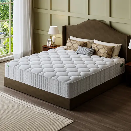 10/12/14-Inch Twin Full Queen King Memory Mattress with Independent Springs Provides Pressure Relief Motion Isolation Medium Firmness Breathable Washable Spring Mattress in a Box Gel Infused Memory Foam,dorm essentials,home decor