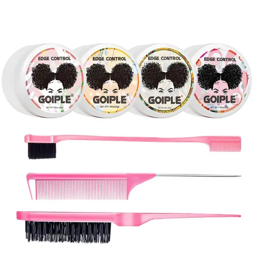 2pcs 30g Edge Control Wax | Non-Tacky Non-Greasy Flake-Free Residue-Free Styling Babyhair Long-Lasting All Hair Types Compact Portable Size