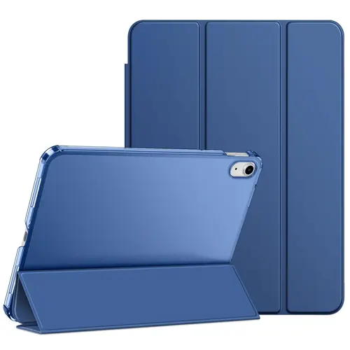Tablet Protection Case for iPad 11th Gen 2025 11in (A16) & 10th Gen 2022 10.9in, TPU Material Ultra-Thin Cover with Transparent Back, Auto Sleep/Wake Tri-Fold Stand