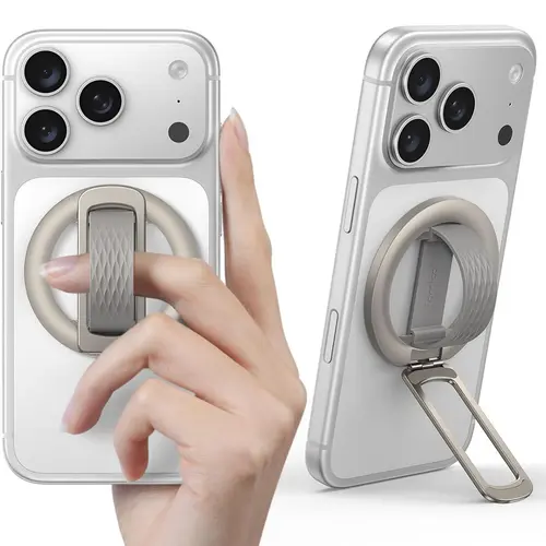 2026 New Release Silicone Mobile Phone Stand - Foldable Grip Handle, Ultra-Compact Adjustable 360° Rotatable Mount, Travel-Ready Desktop Accessory for Daily Use & Travellers, Phone Accessories, Phone Grip Handle, Cellphone