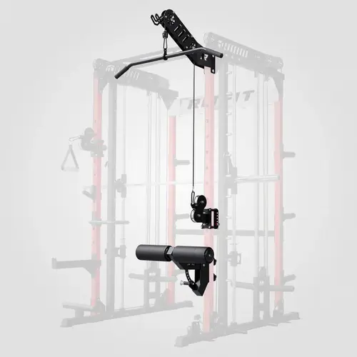 RITFIT LPM1 Lat Pulldown & Leg Holder Attachment Bundle - Leather, Carbon Steel Home Fitness Tool, Multifunctional Fitness Equipment Exclusively for M1 PRO Home Gym, Ideal for Bulgarian Split Squats, Exercise Equipment, Strength Training Equipment, Lat Pu