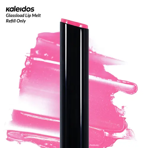 Kaleidos Glassload Lip Melt Refill - Glass-Like Glow, Lasting Wear, Lightweight Glitter Cosmetic - Moisturizing Lip Care Balm (Lipgloss-Lipstick Hybrid),back to school