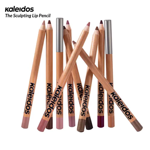 Kaleidos The Sculpting Lip Pencil - Vegan, Cruelty-Free, Sharpener-Inclusive, Glide Smooth, Precise Application, Soft-Focus Matte Finish, Non-Drying, Long-Wearing, Lightweight Comfort, Layers Smoothly with Lip Melts